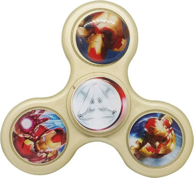 

Krypton Super Hero Ironman Matt Finish Fidget Spinner Toy(Multicolor)