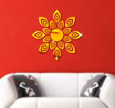 

naveed arts  Acrylic Sticker Sticker(Pack of 17, Gold