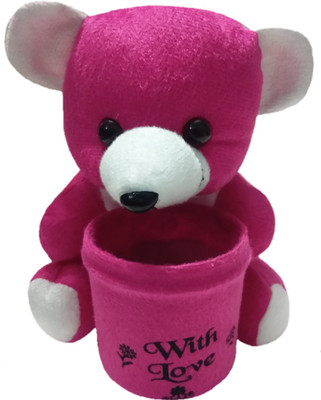 

Aparshi Cute teddy stuffed soft pen holder T2 - 18 cm(Multicolor)