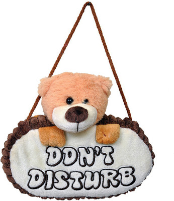 

Pingaksh Crafty Collection Pretty "Do Not Disturb" & "Welcome" Soft Toys Door Hanger - 16 cm(White)