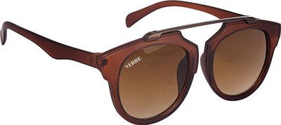 

Verre Round Sunglasses(Brown)