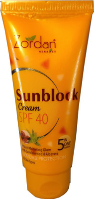

ZORDAN SUNBLOCK CREAM SPF 40 - SPF 40 PA++++(60 g)