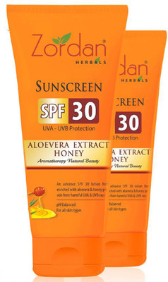 

ZORDAN SUNSCREEN SPF-30 (60GMS*2) - SPF 30 PA++++(120 g)