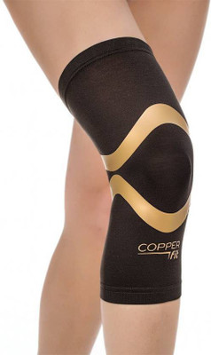 

J Go Copper Fit Pro Series Performance Compression Knee Sleeve Knee, Calf & Thigh Support(Black, Gold, Black & golden