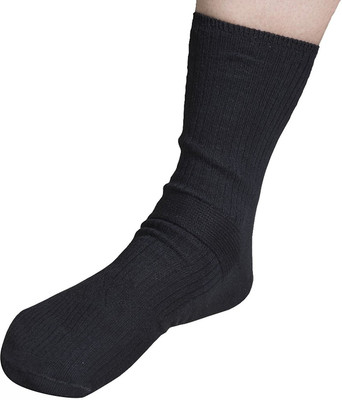 

Jsb BS60 Seamless Stretchable Diabetic Socks with Gel Insole Support ((Shoe Size 9-10)) Foot Support(Black