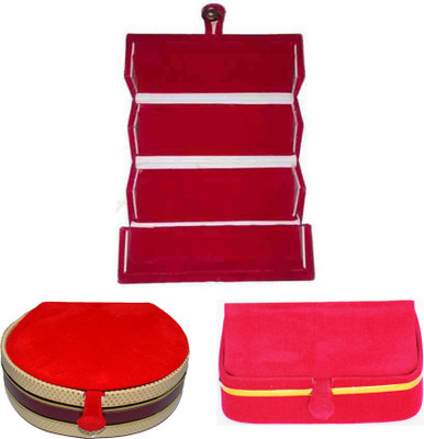 

Aadhya Combo of bangle & earring folder pack of 3 Vanity Box(Multcolour)