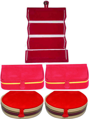 

Aadhya combo of bangle & earring folder pack of 5 Vanity Box(Multicolor)
