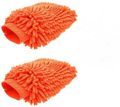 

Trendmakerz Microfiber Vehicle Washing Hand Glove(Pack Of 2)