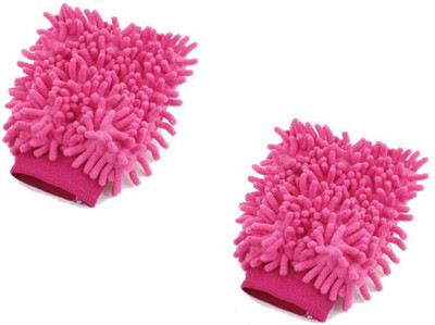 

Trendmakerz Microfiber Vehicle Washing Hand Glove(Pack Of 2)