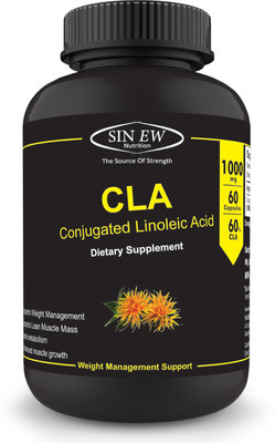 

Sinew Nutrition CLA Fat Burner 1000mg with Conjugated Linoleic Acid, 60 Count(60 No)