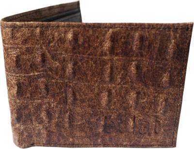 

ECLAT Men Brown Genuine Leather Wallet(8 Card Slots), Shadedbrowncroco