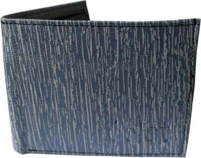 

ECLAT Men Blue Genuine Leather Wallet(8 Card Slots), Darknlinghtsteelblue