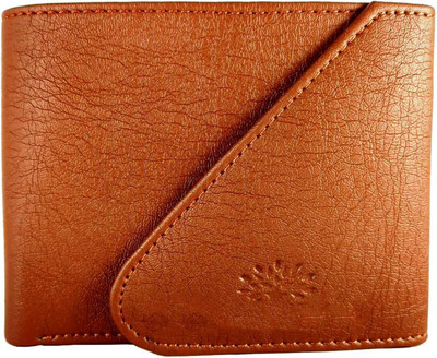 

Wenzest Men Casual Tan Artificial Leather Wallet(3 Card Slots), Multicolor