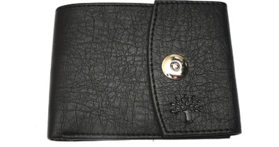 

Lucky Men Black Artificial Leather Wallet(6 Card Slots)