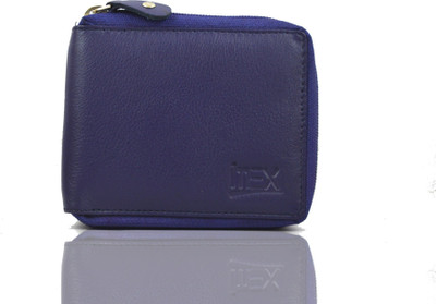 

Imex International Men Blue Genuine Leather Wallet(6 Card Slots)