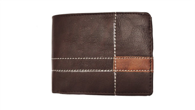 

Lucky Men Brown Artificial Leather Wallet(10 Card Slots)