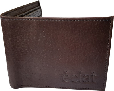 

ECLAT Men Brown Genuine Leather Wallet(8 Card Slots), Chocobrown