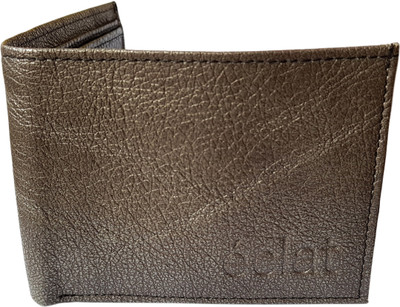 

ECLAT Men Grey Genuine Leather Wallet(8 Card Slots), Fabriziometallicslate