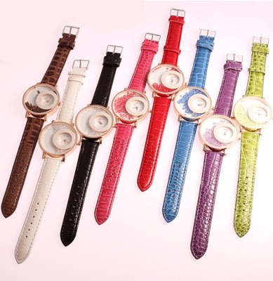 keepkart MXRE Movable Diamond Multicolour Leather Strap Combo For Woman Watch  - For Girls   Watches  (Keepkart)
