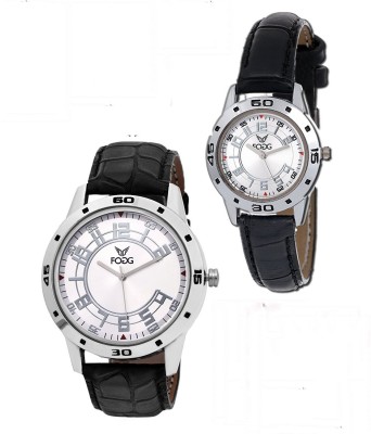 Fogg 15001-SL-BK Modish Watch  - For Couple   Watches  (FOGG)