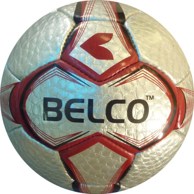 

BELCO TYCOON 3 FOOTBALL Football - Size: (Pack of 1, Silver, Silver red