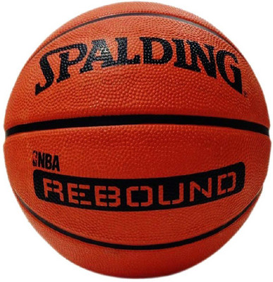 

SPALDING NBA Rebound Basketball - Size:  Basketball - Size: (Pack of 1, Multicolor, Brown