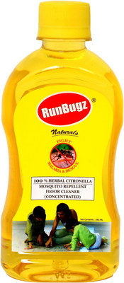 

RUNBUGZ MOSQUITO REPELLENT FLOOR CLEANER CONCENTRATED - 250ML LEMON(250 ml)