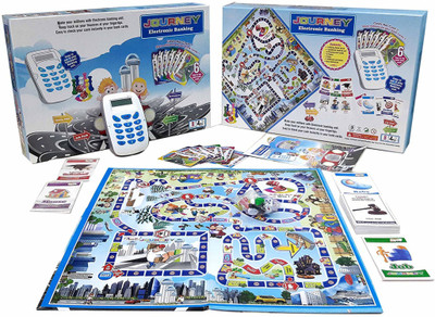 

Bonkerz Journey Electronic Smart Banking With Swipe Machine Board Game Board Game