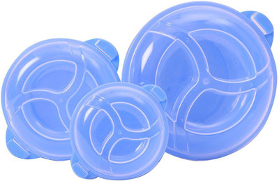 

Bruzone Cook-N-Serve High Quality 3pcs A02 Plastic Bowl Set(Blue, Pack of 3)