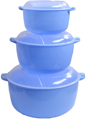 

Bruzone High Quality 3pcs B05 Plastic Bowl Set(Blue, Pack of 3)