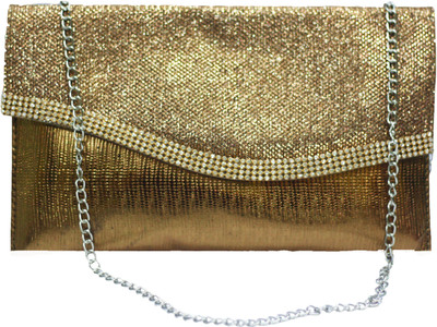 

VS Creation Casual Gold Clutch