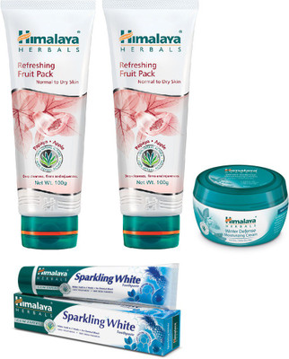 

Himalaya refreshing fruit pack, sparkling white paste, winter cream(Set of)