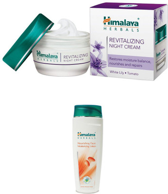 

Himalaya Revitalizing Night Cream, Nourishing Face Moisturizing Lation(Set of)