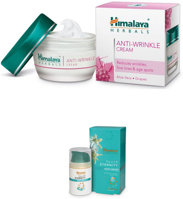 

Himalaya Anti Wrinkle Cream, Youth Etetnity Night Cream(Set of)