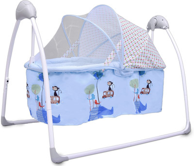 

R for Rabbit Lullabies- The Auto Swing Cradle(Blue)
