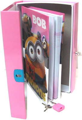 

Oytra A5 Gift Set(BOB Minion Lock Diary, Multicolor)