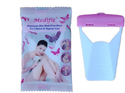 

Medifit Pink disposable Skin Blade Razor (Piece of 10) Disposable Razor(Pack of 10)