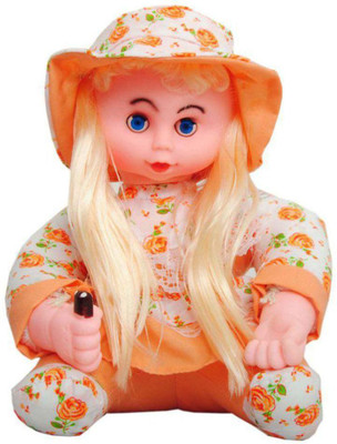 

Bonkerz Cute Little Sister Baby Doll With Soft Material(Multicolor)
