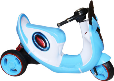 

KIAH Scooter Battery Operated Ride On(Blue, White)