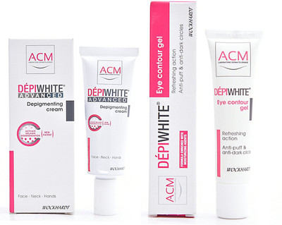 

WOCKHARDT Depiwhite Advanced Depigmenting Cream, 40ml and Depiwhite Eye Contour Gel, 15ml (Combo Set)(15 ml)