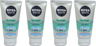 Nivea Oil Control Face Wash With Whitant Vita Complex Combo (50 g*4) Face Wash(200 g)