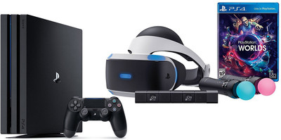 

Sony PS4 PRO AND VR LAUNCH BUNDLE ONE TB GB with NO GAME(Black)