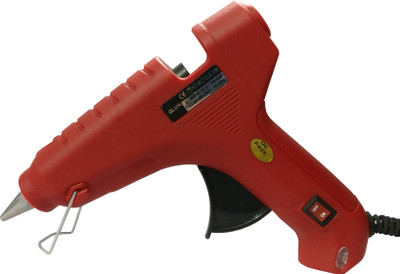 

glun Red 60 Watt with ON OFF Switch Indicator Standard Temperature Corded Glue Gun(11 mm)