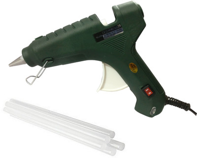 

glun Green 60 Watt ON OFF Switch Indicator With 5 Sticks Standard Temperature Corded Glue Gun(11 mm)