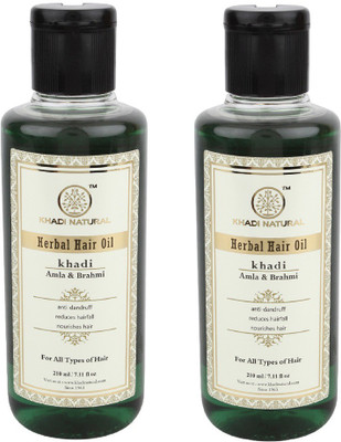 

Khadi Natural Herbal Amla & Brahmi Hair Oil(420 ml)