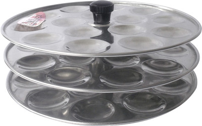 

Moforce BEEzy Stainless Steel Mini Idli Stand With 03 Plates Standard Idli Maker(3 Plates , 45 Idlis )