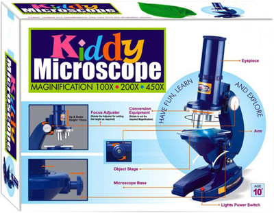 

Bonkerz Educational Kiddy Microscope Including 3 Magnificiant Lenses Science and Learning Toys For Kids(Multicolor)