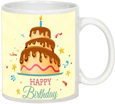

AllUPrints Birthday Gifts Design 15 White Ceramic Mug(325 ml)