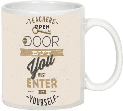 

AllUPrints Teachers Day Gifts Design 11 White Ceramic Mug(325 ml)