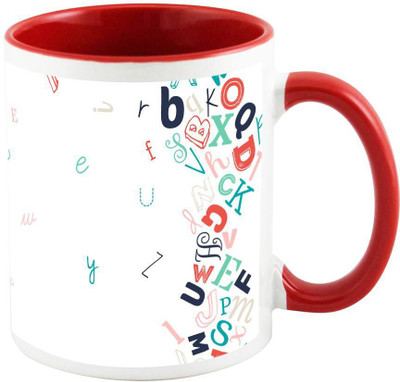 

AllUPrints Teachers Day Gifts Design 17 Red Ceramic Mug(325 ml)